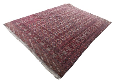 Lot 427 - A Turkaman rug