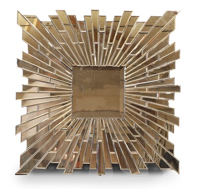 Lot 519 - An Art Deco style starburst mirror