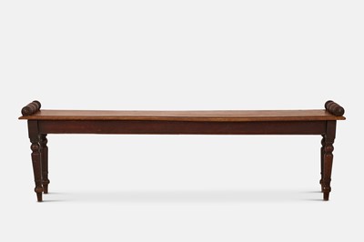 Lot 204 - A Regency mahogany hall bench