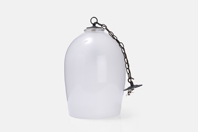 Lot 137 - A large glass hanging lantern by Rose Uniacke