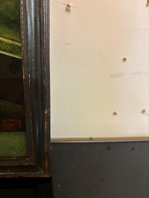 Lot 83 - A set of three late George III reverse glass prints