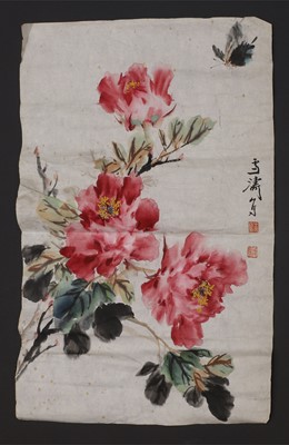 Lot 67 - A Chinese gouache painting