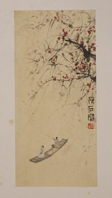 Lot 55 - A Chinese gouache painting