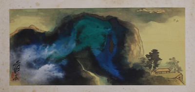Lot 54 - A Chinese gouache painting