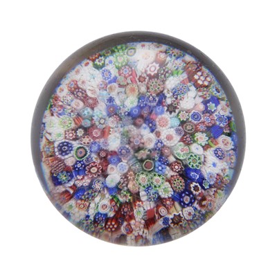 Lot 30 - A Baccarat millefiori glass paperweight