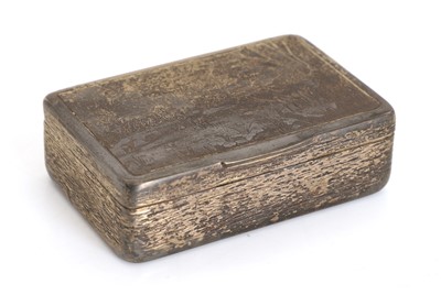 Lot 1 - A Russian silver and niello box