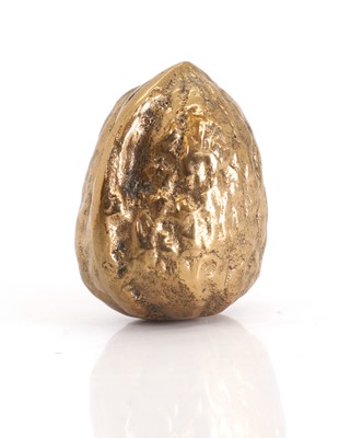 Lot 301 - A brass model of a walnut