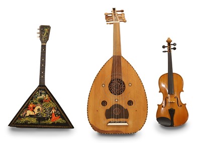 Lot 351 - A selection of musical instruments