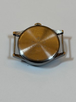 Lot 2 - An IWC WWII stainless steel British military-issued ‘Dirty Dozen’ mechanical watch head