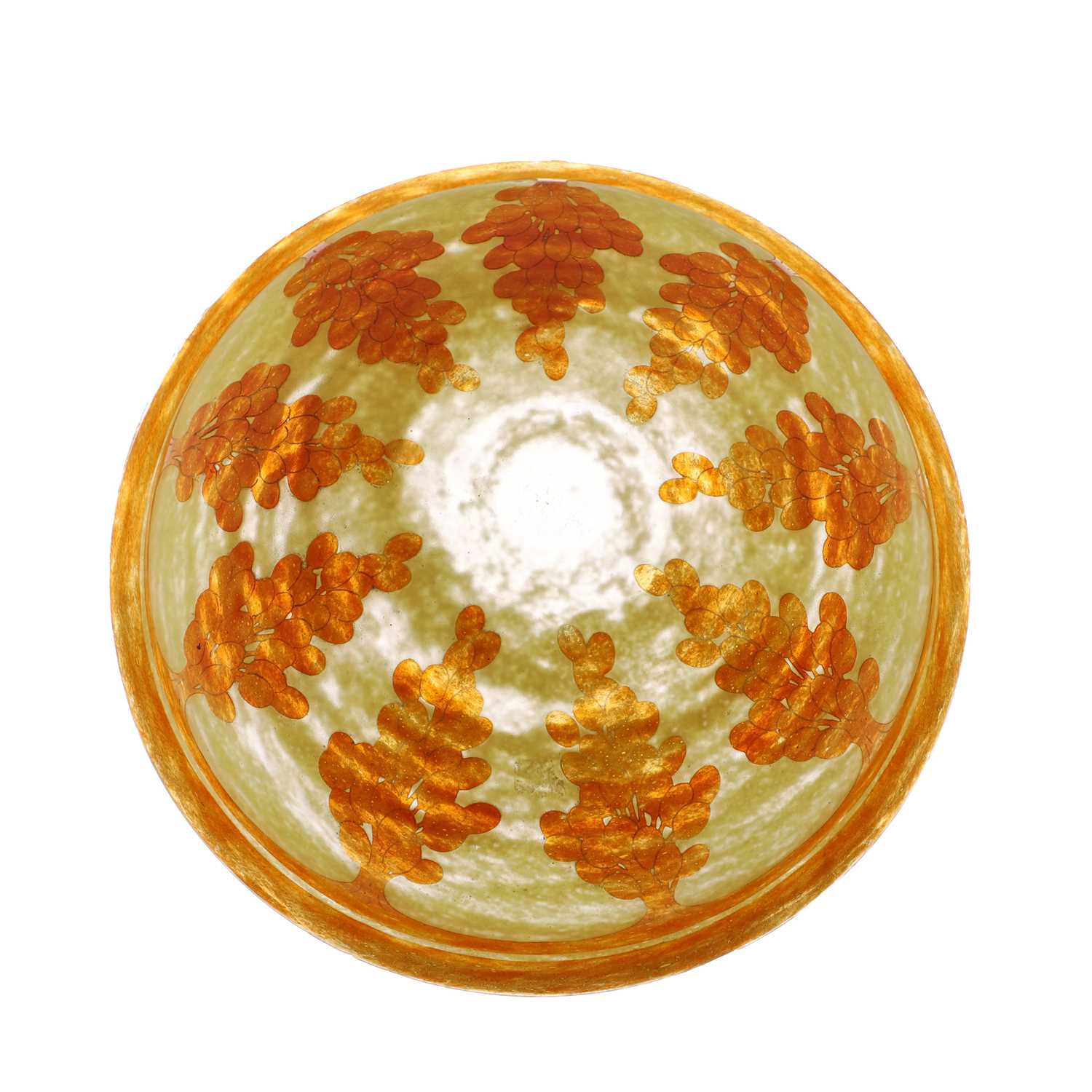 Lot 193 - A Le Verre Français 'Dattiers' glass shade