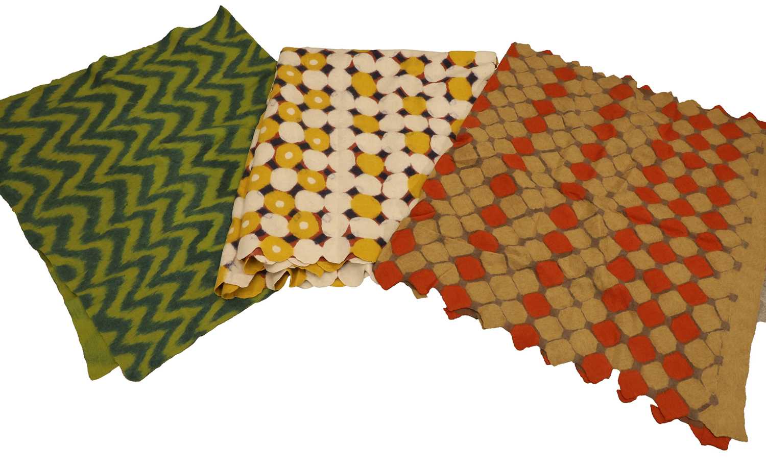 Lot 416 - Three Kyrgyz felt blankets
