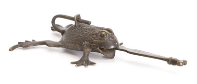 Lot 253 - An Afghan bronze lock