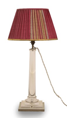 Lot 477 - A modernist lucite table lamp