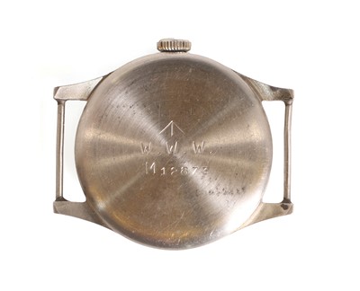 Lot 3 - An IWC WWII stainless steel British military-issued ‘Dirty Dozen’ mechanical wristwatch
