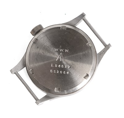 Lot 9 - A Record WWII stainless steel British military-issued ‘Dirty Dozen’ mechanical watch