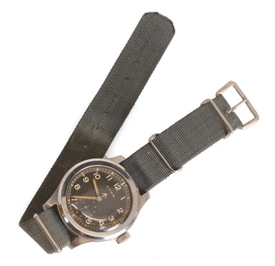 Lot A Cyma stainless steel British military-issued ‘Dirty Dozen’ mechanical wristwatch