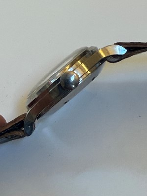 Lot 13 - An Omega stainless steel Air Ministry issue RAF pilot's mechanical wristwatch