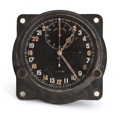 Lot 15 - A WWII MKIIIB RAF navigators cockpit clock