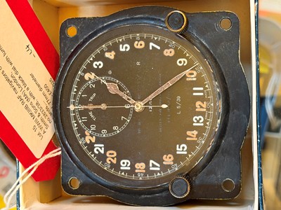 Lot 15 - A WWII MKIIIB RAF navigators cockpit clock