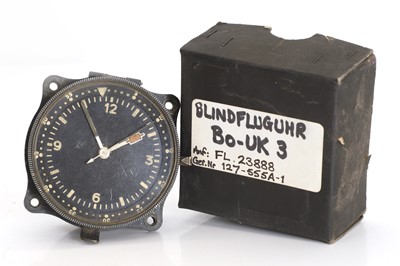 Lot 16 - A German Blindfluguhr (Blind Flight) BO-UK3 cockpit clock