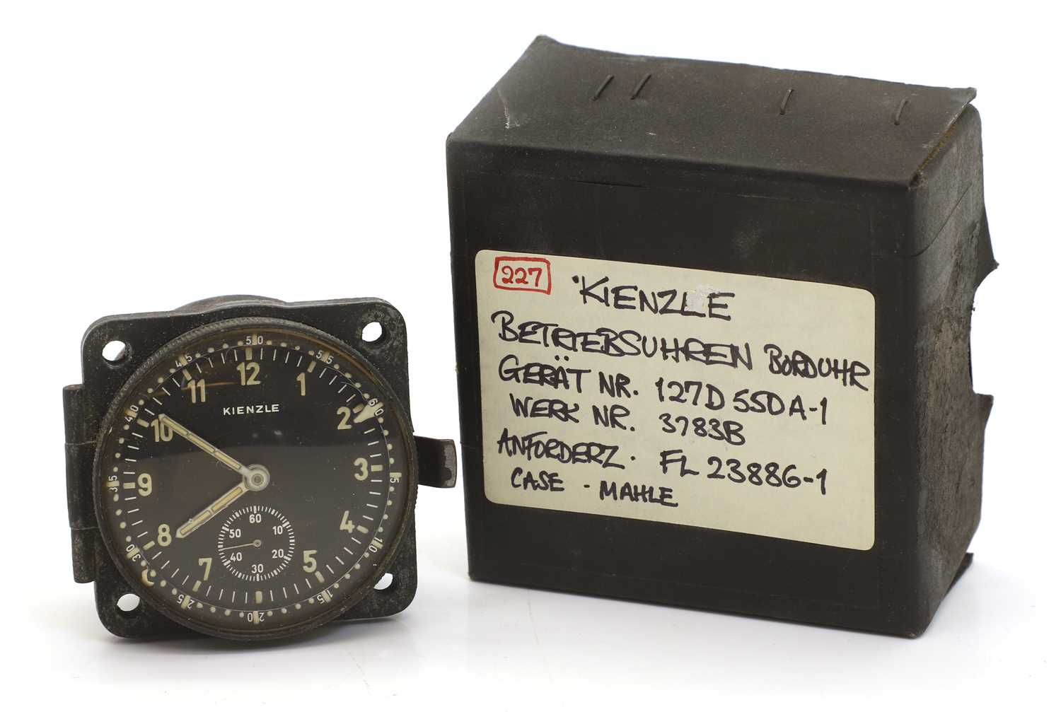 Lot 17 - A German on-board cockpit clock
