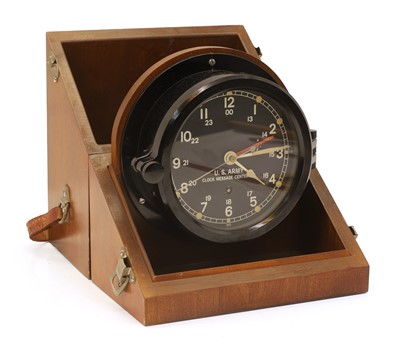 Lot 33 - A US Army clock Message Center Mark 2