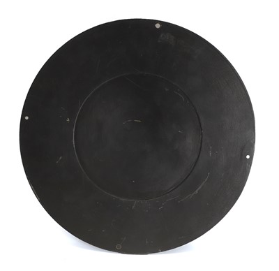 Lot 46 - A British Naval bulkhead ships clock