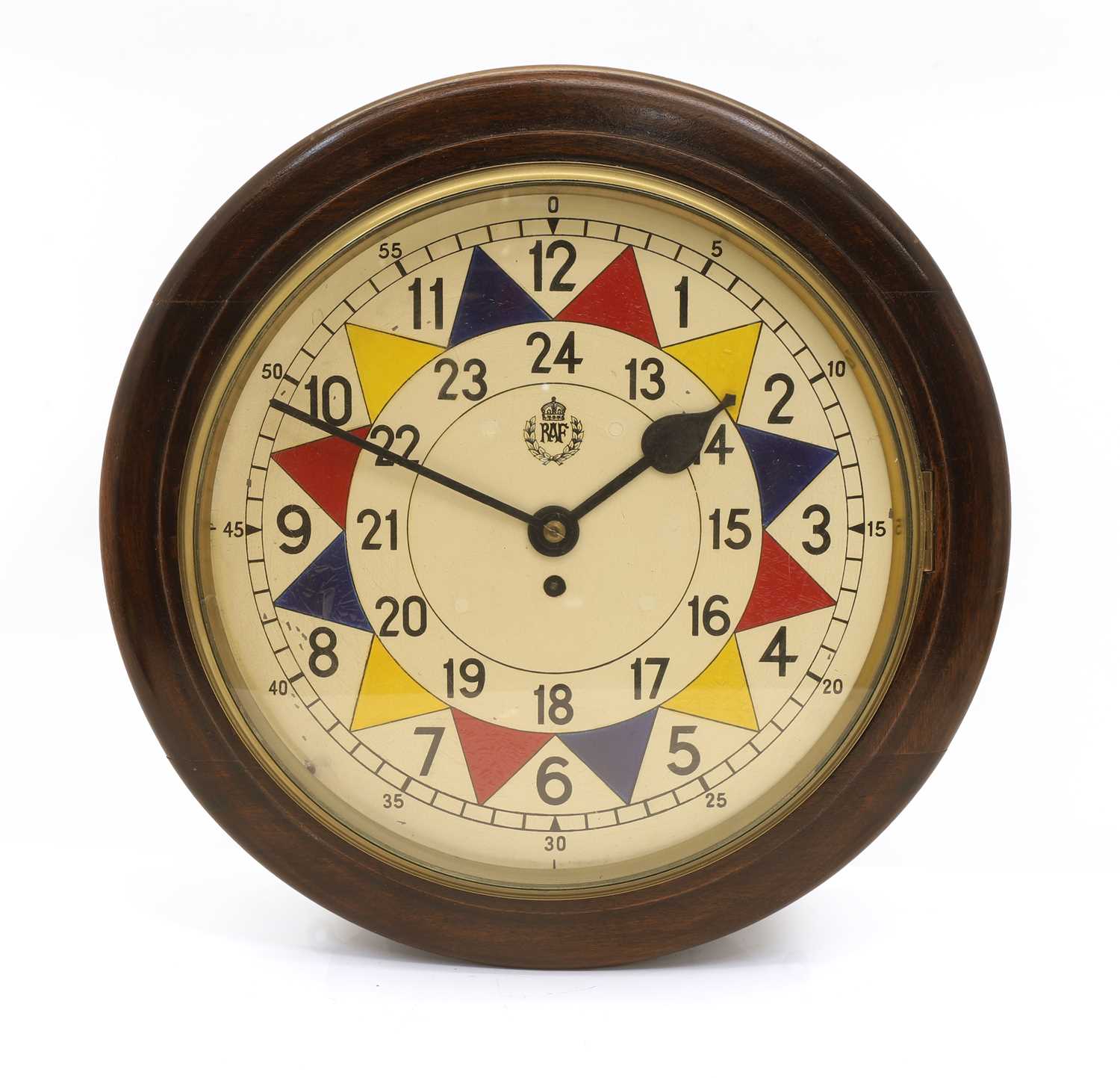 Lot A WWII RAF operations room sector wall clock