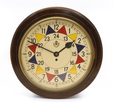 Lot A WWII RAF operations room sector wall clock