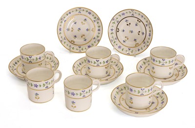 Lot 114 - Bloor Derby coffee cups and saucers