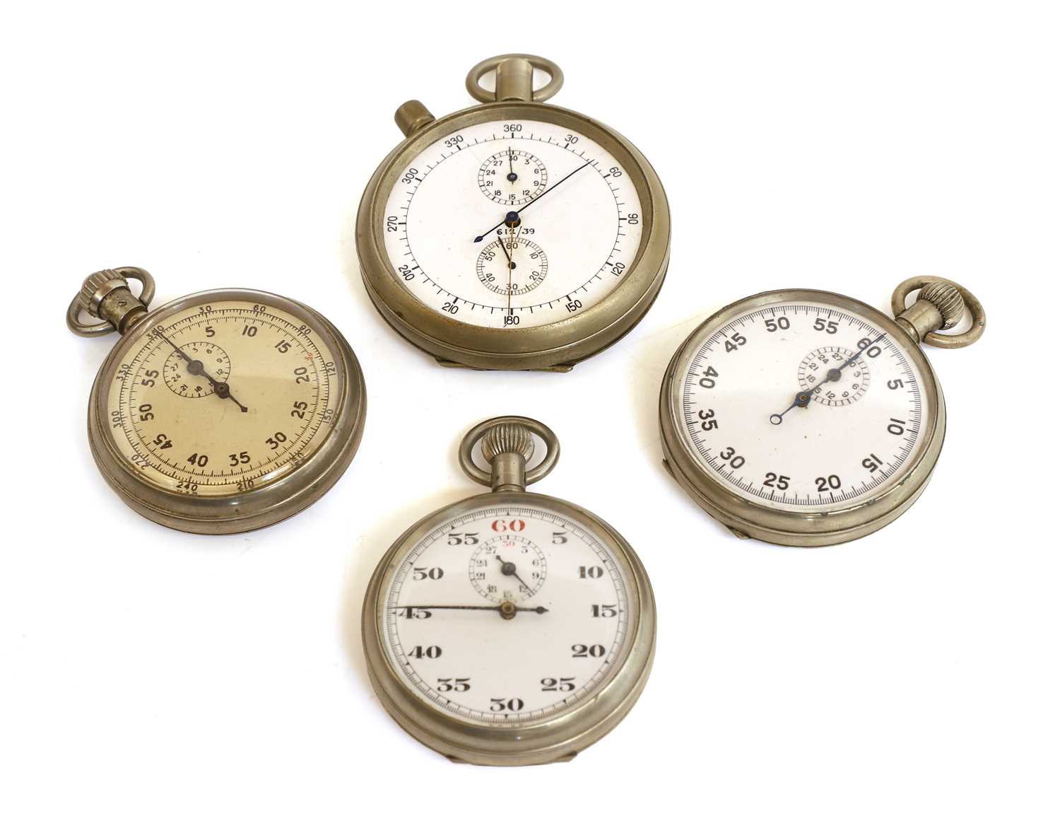 Lot 64 - Four WWII era Air Ministry stop watches