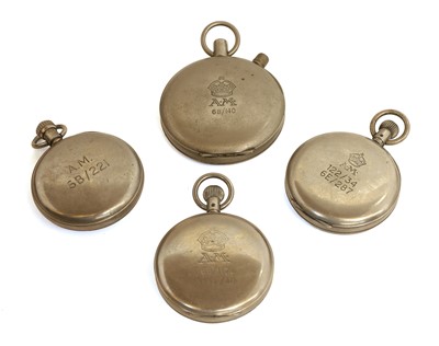 Lot 64 - Four WWII era Air Ministry stop watches