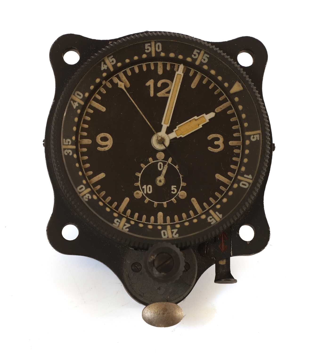 Lot 66 - A German Luftwaffe J30 BZ cockpit clock