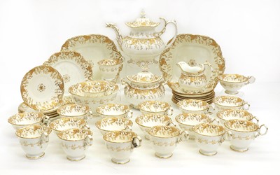 Lot 121 - A Rockingham style tea service