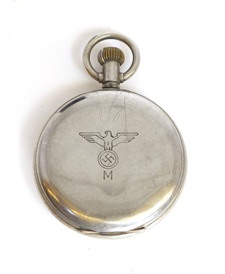 Lot 75 - A German Kriegsmarine 30-second open face stop watch or torpedo timer