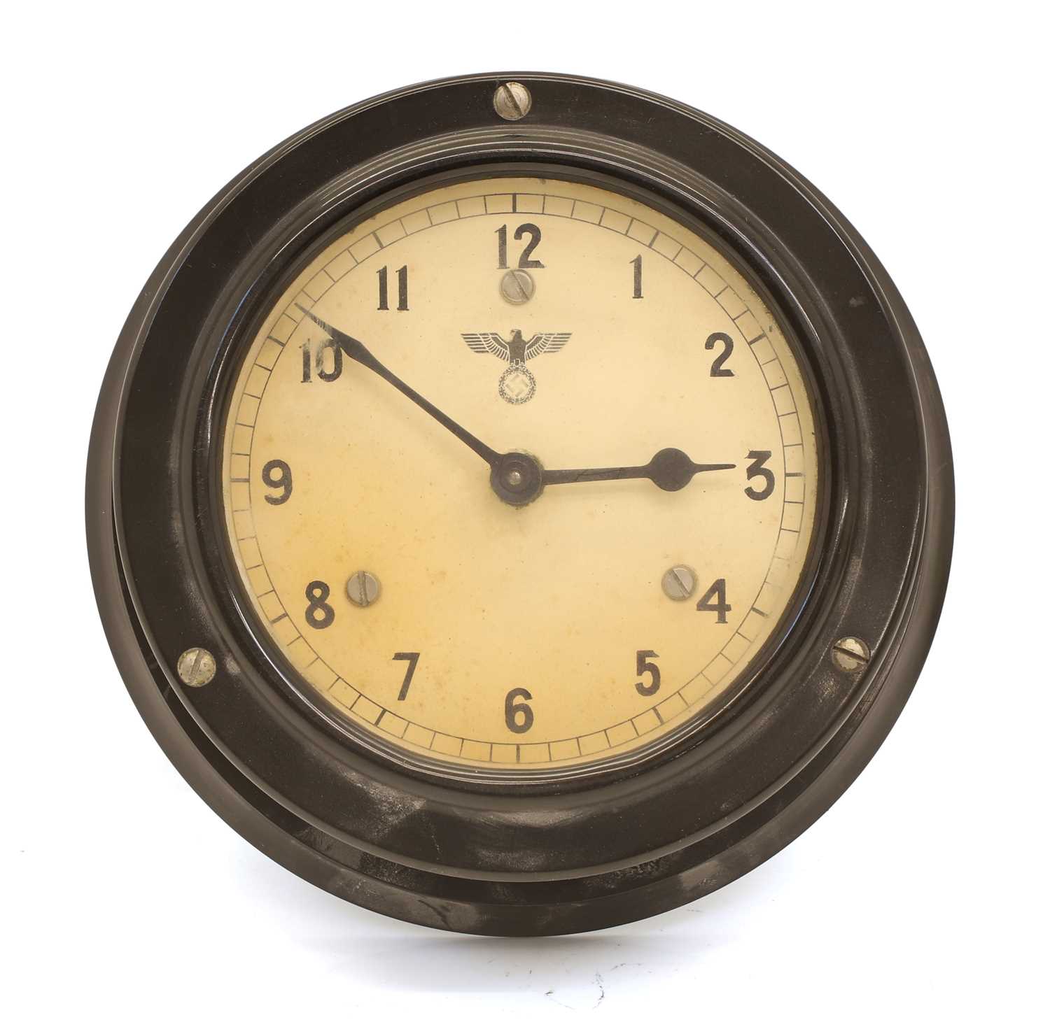 Lot 83 - A German Kriegsmarine ships bulkhead clock