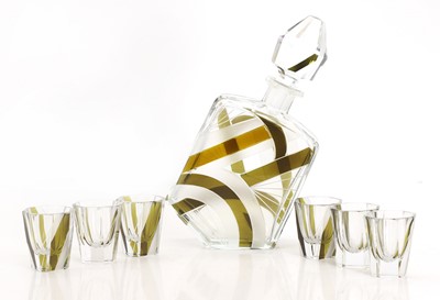 Lot 151 - An Art Deco liqueur set