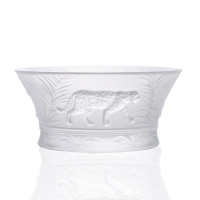 Lot 152 - A Lalique 'Jungle' pattern bowl