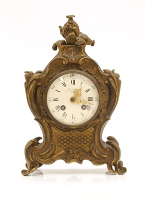 Lot 203 - A Charles Frodsham bronze mantel clock