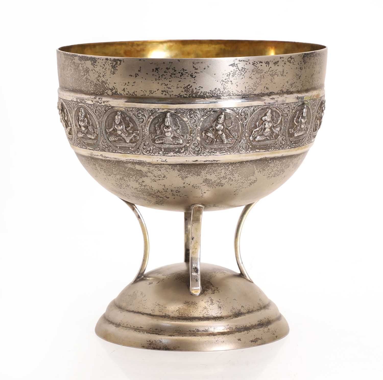 Lot 19 - An Indian silver bowl