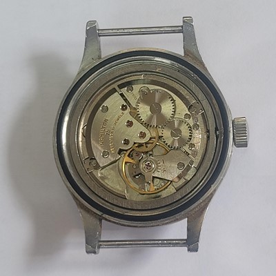 Lot 95 - A Hamilton British military RAF-issued 'Mark XI' mechanical watch