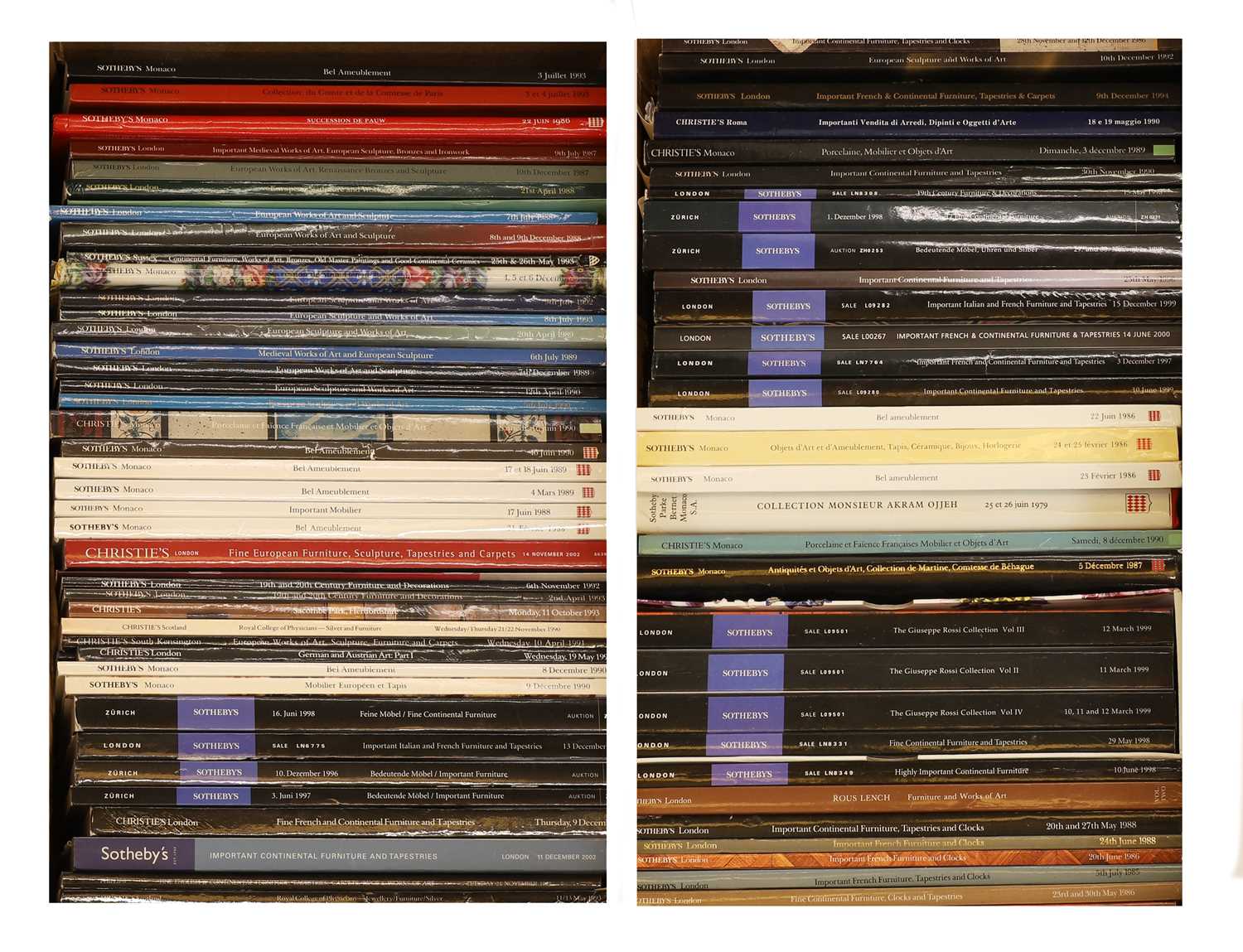 Lot 401 - A collection of Christie's and Sotheby's catalogues
