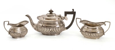 Lot 25 - A silver tea service