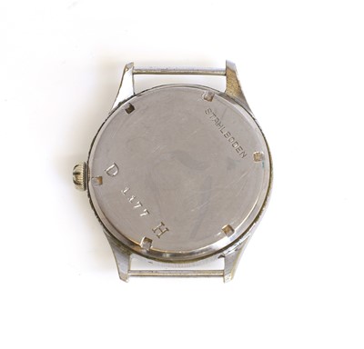 Lot 100 - A Gala, Bruchsicher WWII German military-issued mechanical watch