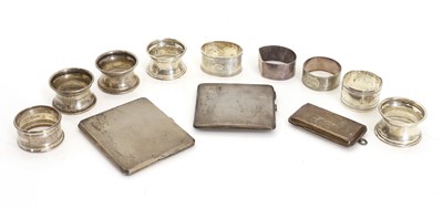 Lot 27 - Three silver cigarette cases