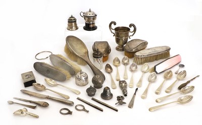 Lot 31A - A collection of silver