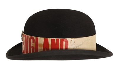 Lot 307 - A signed Bobby Moore signed bowler hat