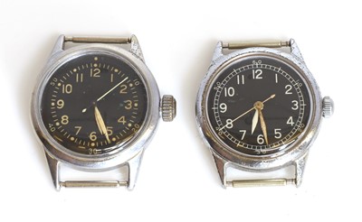 Lot 119 - Two British military issue ATP mechanical wristwatches