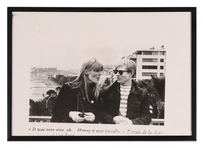 Lot 143 - Andy Warhol and Nico in Paris