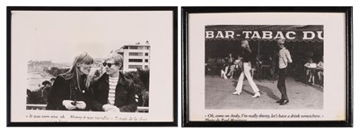 Lot 143 - Andy Warhol and Nico in Paris